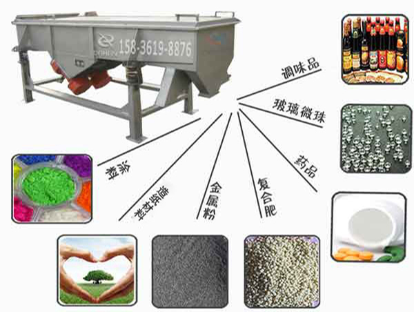 瓜子直線振動篩應(yīng)用行業(yè)